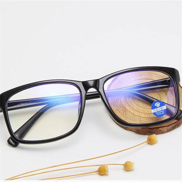 Модные солнцезащитные очки рамки против синего освещения Очистики для женщин защиты глаз радиационные очки мужчины без степени.