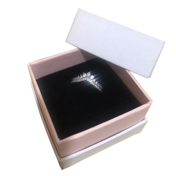 S925 Silver Rings for Women Women noivado Jóias de jóias Fit Pandora Acessórios com caixa