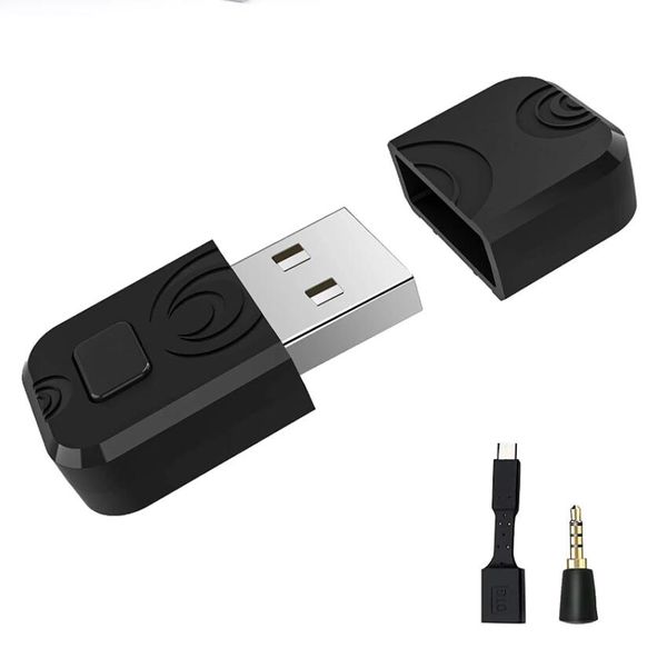 Adattatore ricevitore Bluetooth Trasmettitore wireless Ricevitori audio Cuffie Bluetooth USB per Switch PS5 PS4 Accessori per giochi per PC