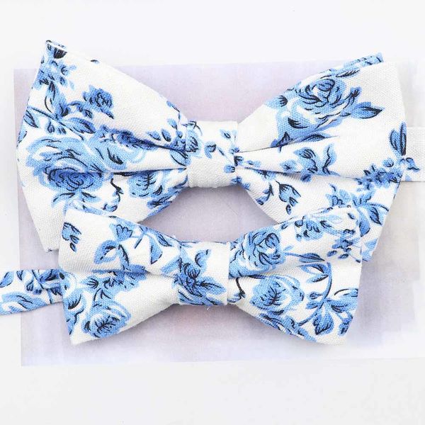 

vintage floral printed parent-child bowtie sets 100 cotton kids pet men butterfly party dinner wedding bow tie accessory, Black;gray