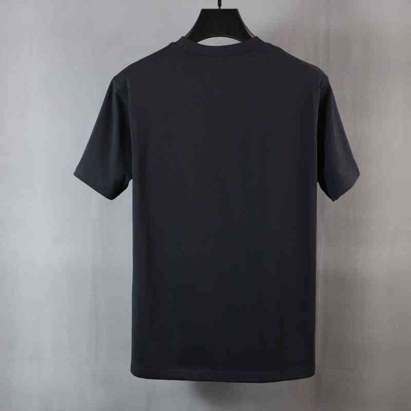 

tee t-shirts 2022 spring and summer new couple color flocking round neck short sleeve t-shirt men's and women's casual top, White;black