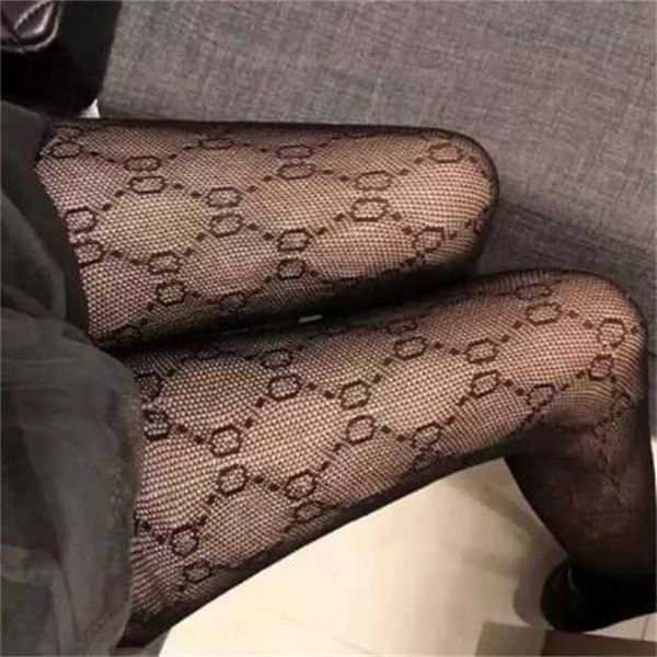 

luxury socks letter pantyhose classic mesh silk tights nightclub pantyhose stockings women dance, Black;white