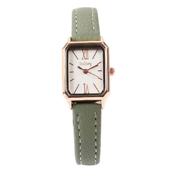 Orologi da donna di lusso Designer semplice scala retrò quadrato ragazze orologio al quarzo da donna 2022 nuovo orologio da studente temperamento di tendenza delle donne gfdg