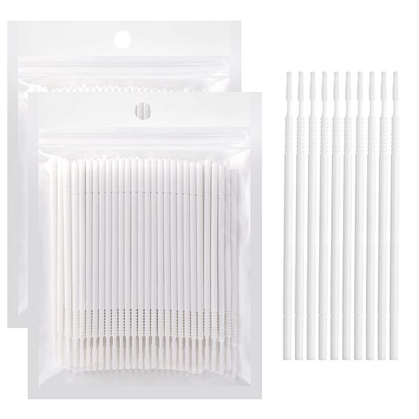 Micro aplicadores escova mini swabs de algodão para extensões de cílios e aplicação de maquiagem Cuidados pessoais limpos