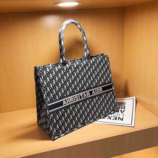 

purses star bag women's new embroidery travel tote bag one shoulder portable large capacity shopping bag