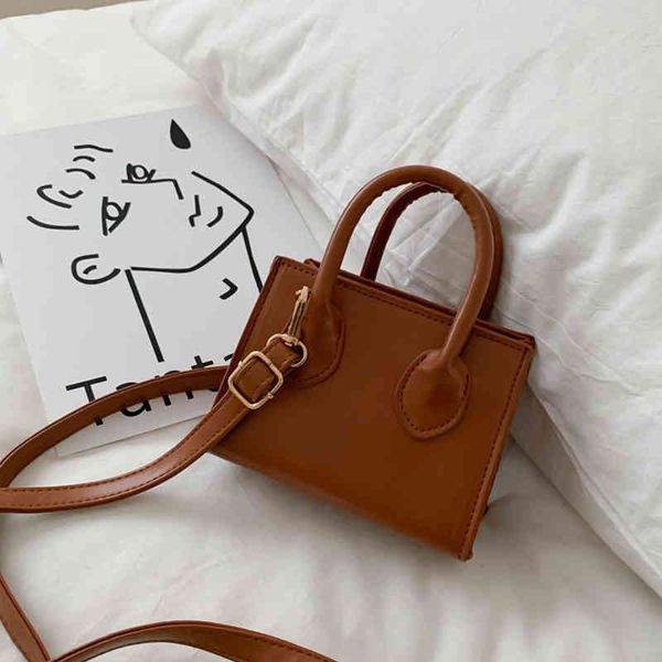 

new popular simple handbag fashion one shoulder small simple portable