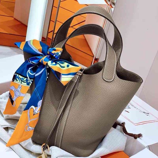 

herme bags real leather designer luxury h 2022 designer picotins lock leather basket silk scarf pony fashion handbag bucketbirkins kellies h
