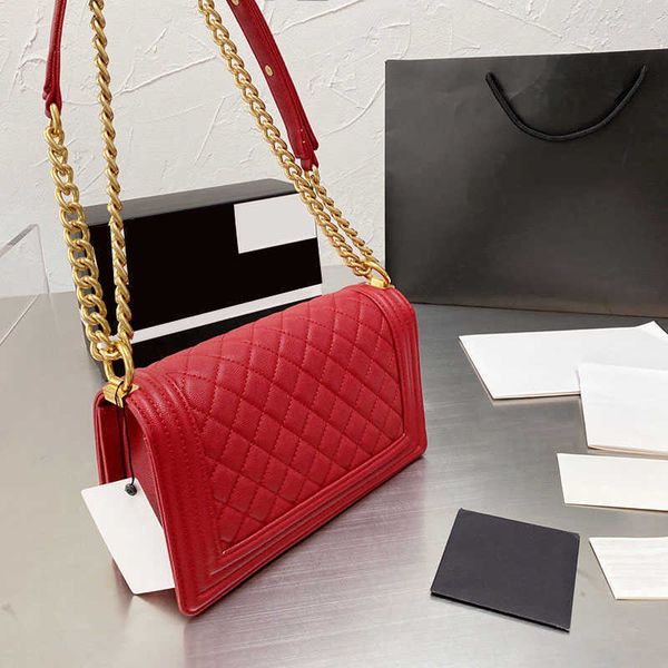 

designer classic boy girls diamond line caviar bags quilted flap luxury calfskin cowhide leather cross