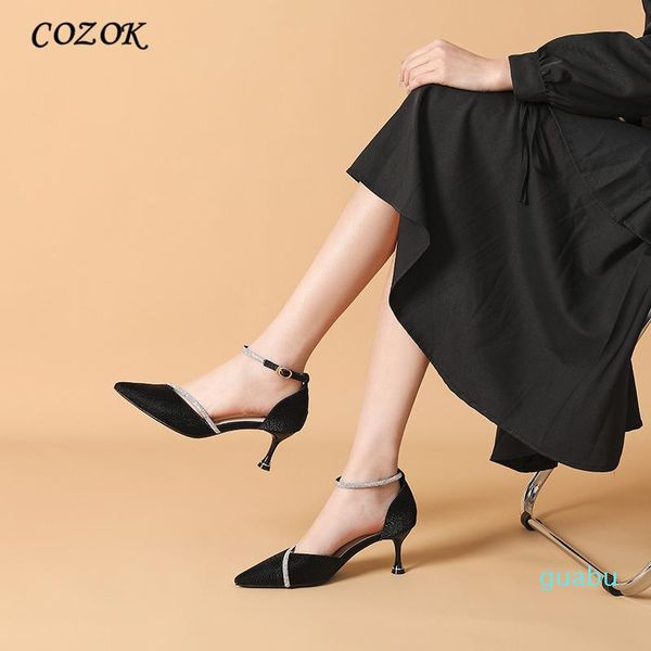 

dress shoes luxury elegant high heels black crystal fashion womens heelsd