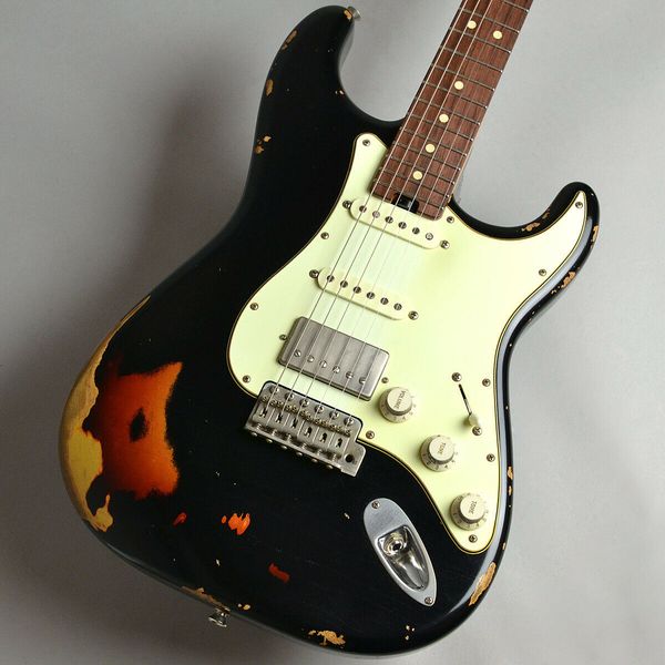 

history hst/ssh-tsubasa heavy aged black over 3ts #ggr34 electric guitar