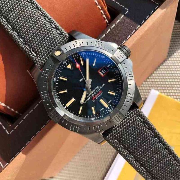 

centennial avenger blackbird reconnaissance aircraft yellow wolf series fashion luminous spirit watch automatic mechanical straight gjl2, Slivery;brown