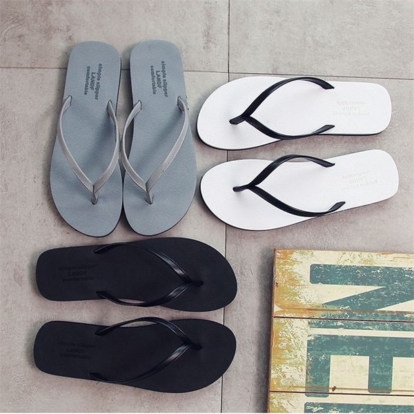

3d memory sponge pu massage mens flip flops summer antiskid outdoor sandal clip casual beach house rubber soft women slippers 220611, Black