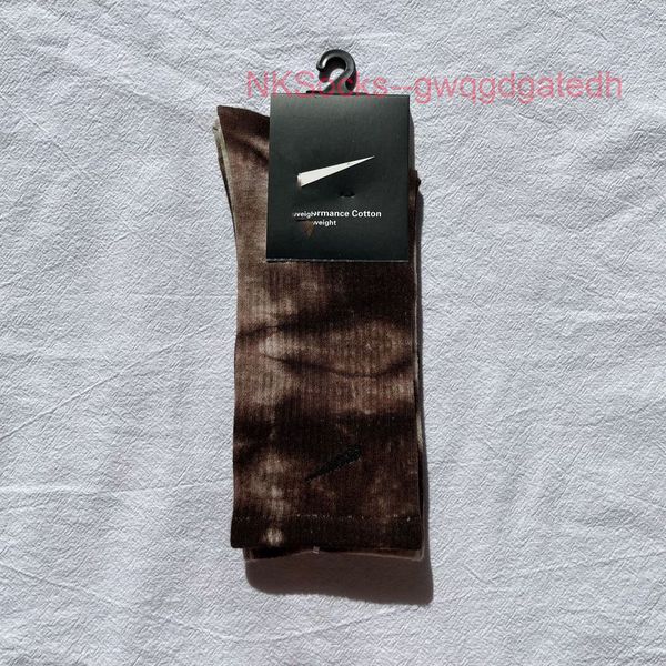 

men's classic fashion socks hook brand cotton tie dyed long tube street couple middle moisture absorption sock men women luxury medium, Black