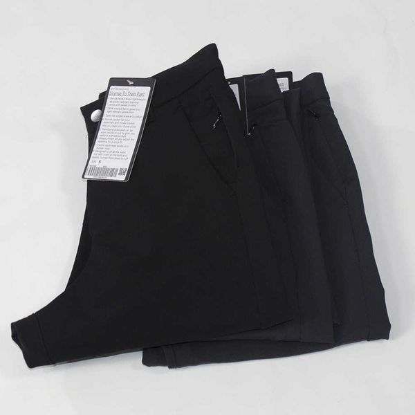 

men's commission trousers slim fit high elastic sports fitness leisure woven capris casual workout gym leggings men clothes, Black;red