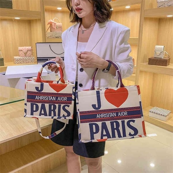 

explosive models 60% off 2022 new fashion handbags canvas foreign style portable