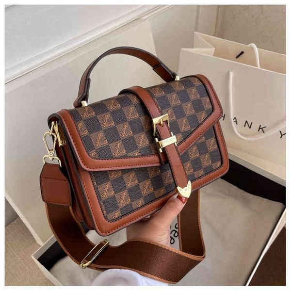 

75% off clearance outlet sale net red chessboard winter fashion armpit single shoulder bag small square bag