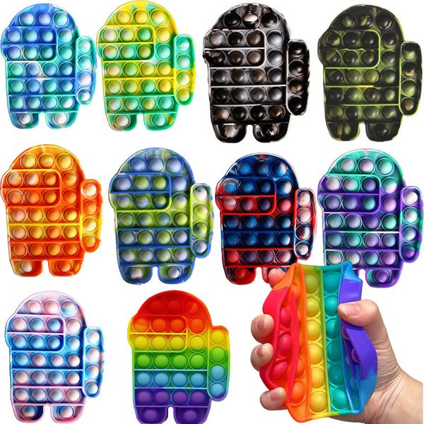 

tiktok bubble fidget toys party favor gifts push bubble for schoolbag board pendant stress relief squishy kids antistress squeeze