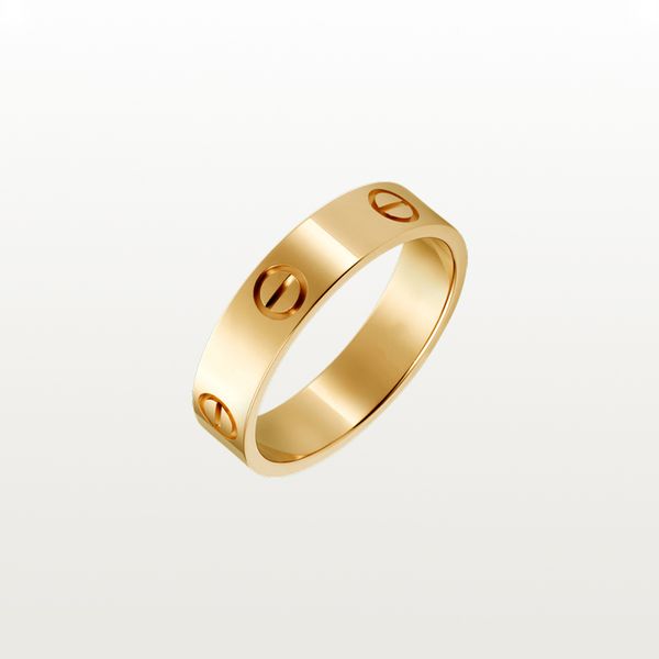 

love screw ring men/women band rings 3 diamond designer luxury jewelry titanium steel alloy gold-plated craft never fade not allergic, Silver