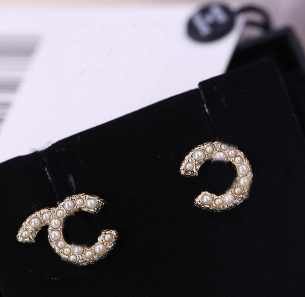 2022 orecchini a perno di fascino di alta qualità con natura piccole e grandi perle perla per donne regalo di gioielli da sposa avere timbro box PS4138A