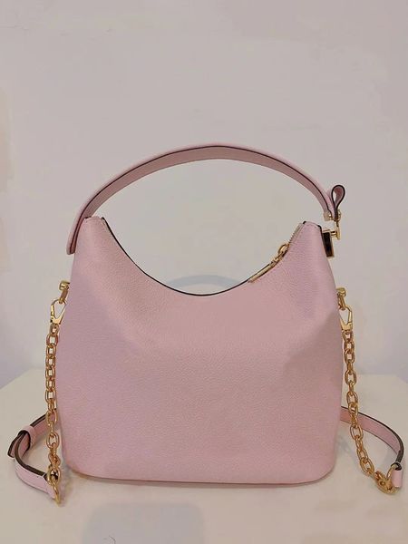 

designer m45697 famous marshmallow hobo crossbody by the pool shoulder bag cow leather handbag s-lock women tote portable leisure quality, Brown;gray