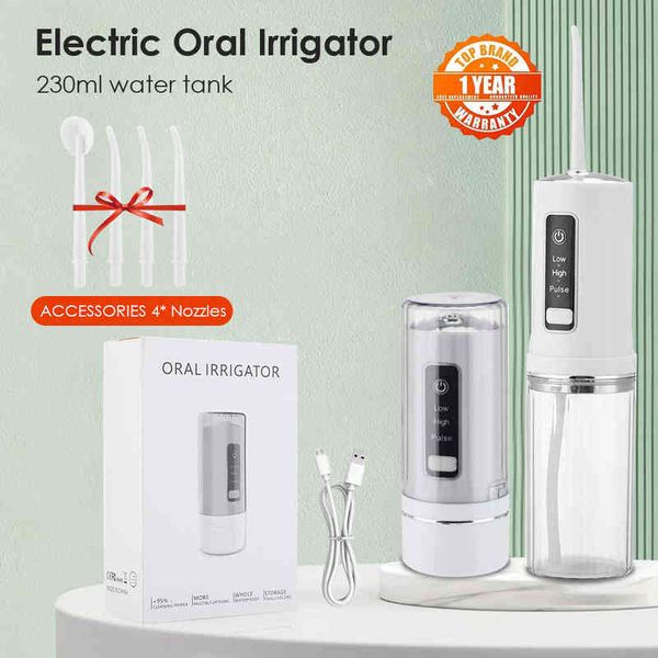 

irrigator mouth shower tartar eliminator dental water jet teeth cleaning washing machines oral cleaner kit flosser 220513