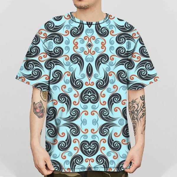 Herren-T-Shirts 2022 Werbe-T-Shirt mit 3D-Blumendruck, modisches Design, kurzärmelig, für den Sommer, hübscher Kerl, Kleidung, Straße, Hip-Hop-Stil