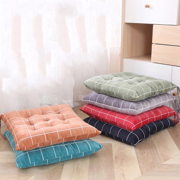 Almofada/travesseiro decorativo Multifuncional simples Cristal de veludo de veludo Cushion espessado Bucushion Carre