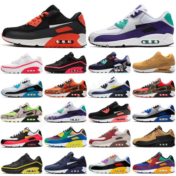 

classic mens womens 90 90s for sports running shoes athentic sneakers day of the dead surplus black white bacon green pink grey men women sn