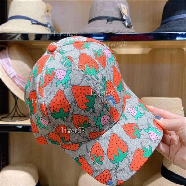 

classic letter print baseball cap women famous cotton adjustable skull sport golf curved strawberry bucket hat226s, Blue;gray