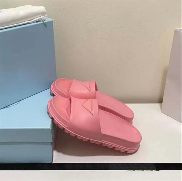 

lastest designer fashion mens womens sandals slippers classic real leather rubber slides platform flats flip flops shoes sneakers boots size, Black