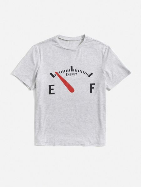 

men 1pc letter graphic tee m2ol#, White;black