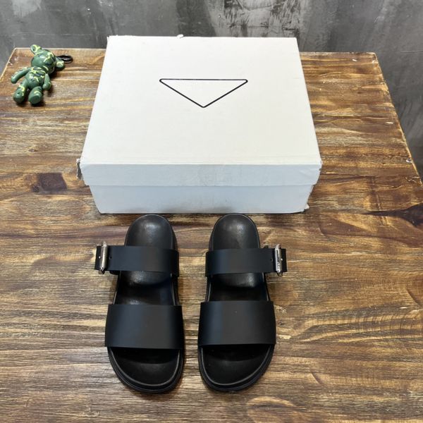 

rubber sandals flip flops designer jelly sandal women slippers candy color slides slide adjustable buckle slipper summer fashion shoes quali, Black