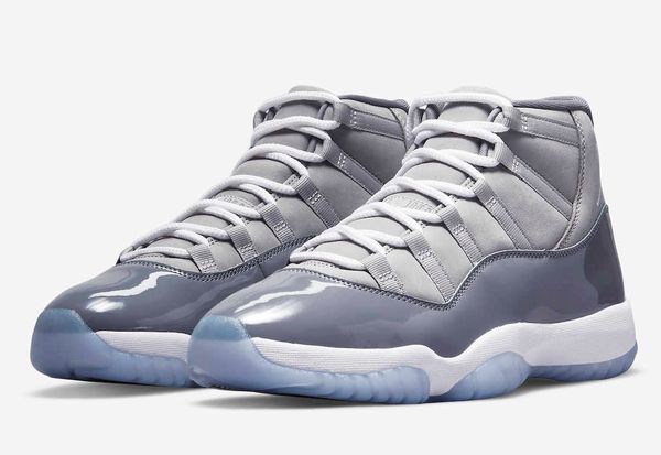 

2022 release authentic cool grey 11 11s outdoor shoes real carbon medium white ct8012 -005 women men retro sports sneakers with or9323871, Black