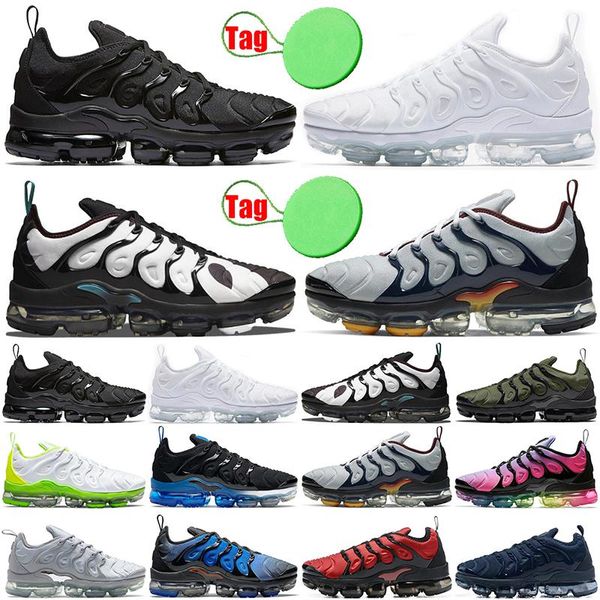 

with tag tn plus men women running shoes triple white black royal swingman be true dark blue cherry suman cool grey fresh mens trainers spor