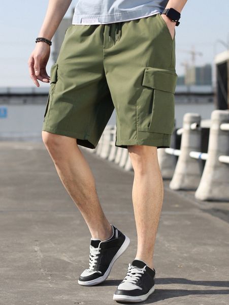 

men drawstring pocket shorts e6pk#, White;black