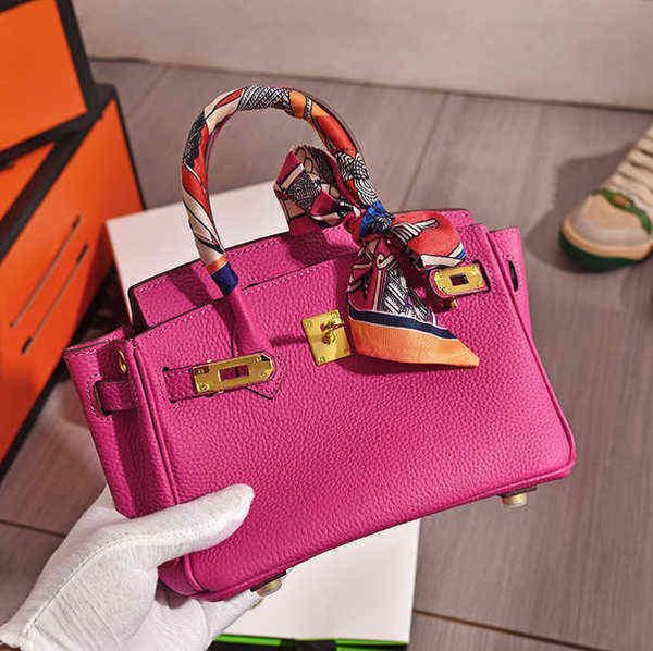 

handbags herme birkins upgraded mini platinum european and messenger 2022 style soft face small handbag