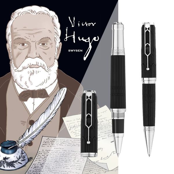 

giftpen victor hugo writer roller/ballpoint pen cathedral architectural style luxury stationery with number 5816/8600