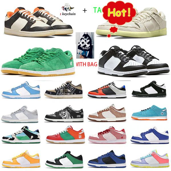 

2022 2022 designer shoes skate low running shoes panda blue paisley black white unc ice abstract art mummy halloween winter solstice gulf 58
