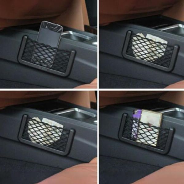 Car Organizer Pocket Net Bag Storage Side Back 1 PCS 20 8CM Accessori Black Seat Interior Universal Brand