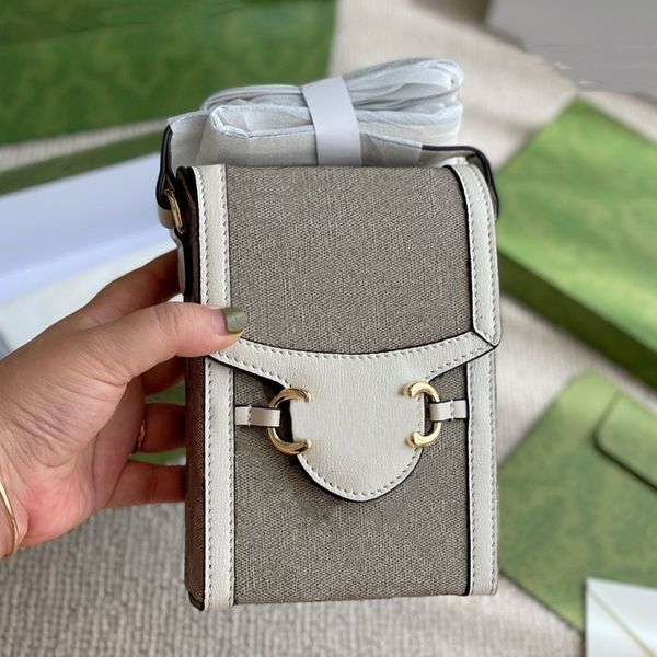

3 colors fashion phone bag small coin purse clutch wallet 1955 luxury designer shoulder bag or crossbody with box packaging for men and wome