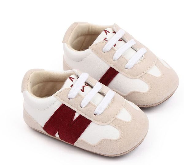 

Retail New PU Leather Baby Shoes First Walkers Crib Girls Boys Sneakers Bear Coming Infant Moccasins Shoes -18 Months, Same as photo