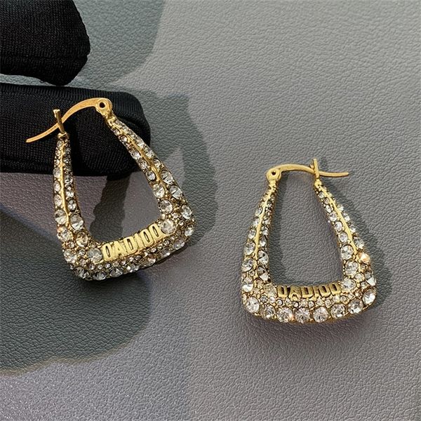 

shop 80% off clearance earrings female u-shaped horseshoe letters fashion simple light luxury jewelry, Golden