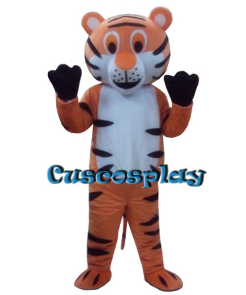 Mascote boneca traje marrom tigre mascote traje lynx lince luchs leopardo gato selvagem mascote trajes aparelhos caráter adulto roupas animais