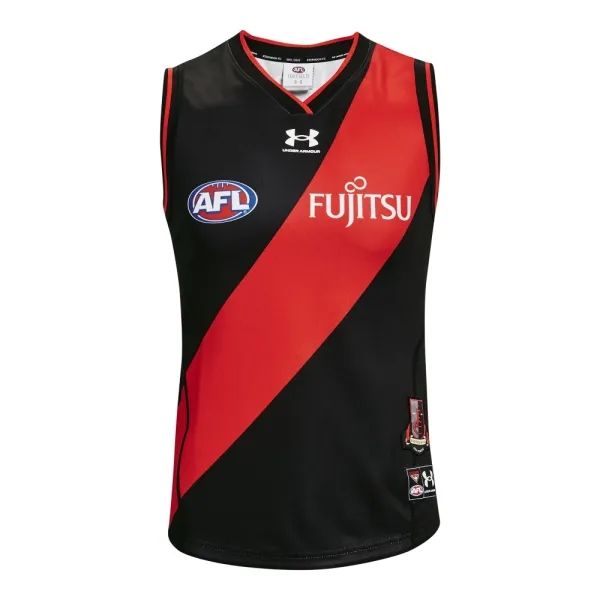 

2022/23 essendon bombers home guernsey rugby jersey size s--l-xl-xxl-3xl, Black