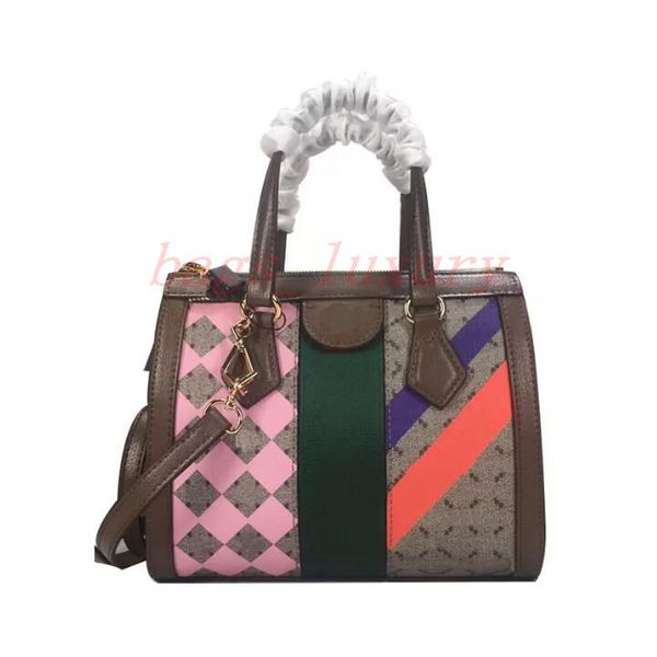 Designer Classic Borse Borsa Tote Donne Brown Crossbody Bag Rosso Green Green Patchwork Borse a tracolla Borse a spalla in tela Cinturino in cuoio con cerniera regolabile Cinturino di alta qualità Borsa