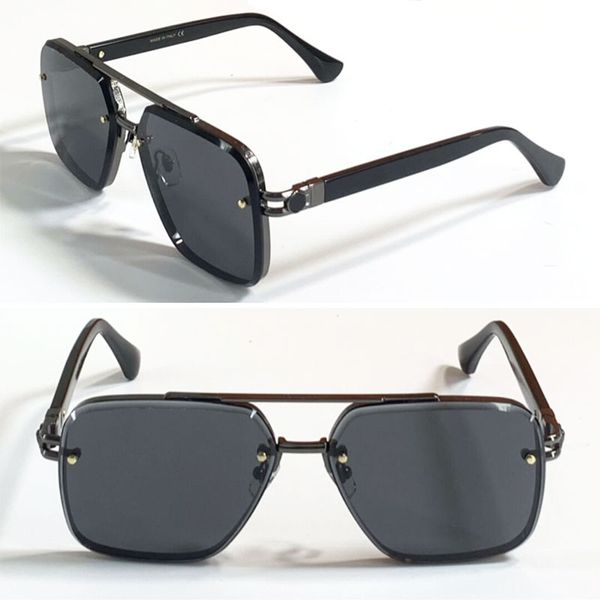 

designer sunglasses mens fashion driving original uv400 luxury brand glasses 2288 classic vintage square metal frame fashions women sunglass, White;black