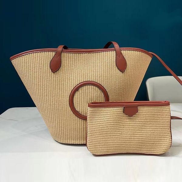 

designer style woven shopping bag vintage patch leather ladies new handbag fashion multifunctional large capacity shoulder messenger bag