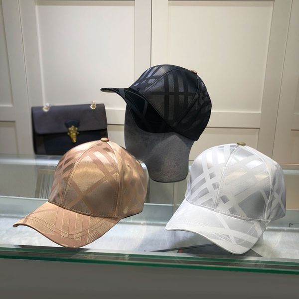 

3 Color Ball Cap Dome Luxury Bucket Hat Hats Plaid Stripe Design for Man Woman Caps Top Quality, C1