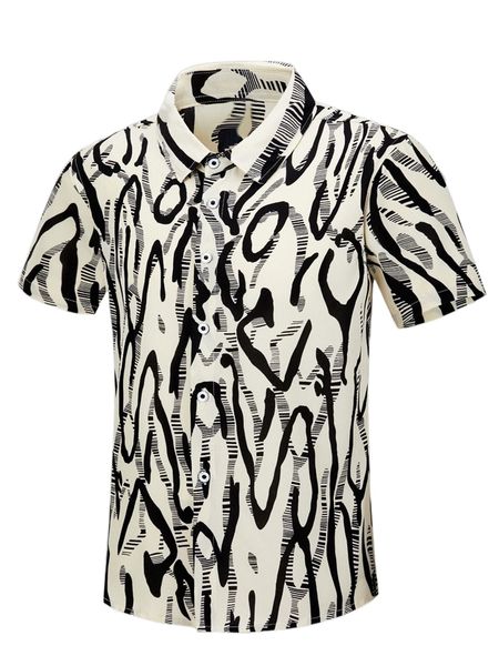 

men allover print shirt h4rb#, White;black