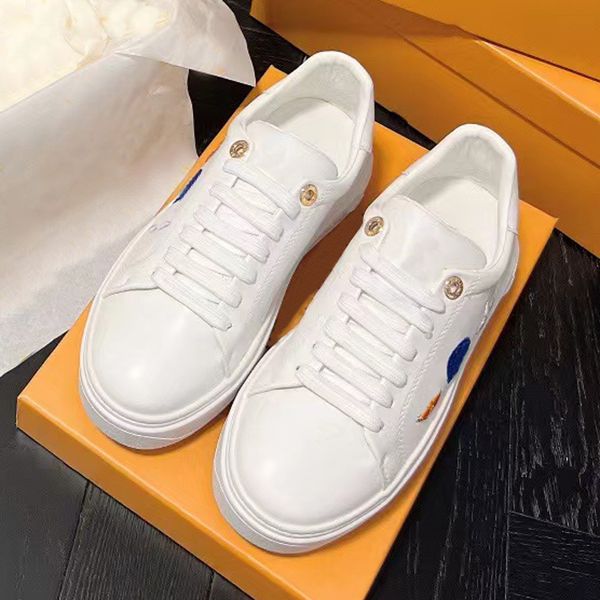 

classic casual shoes men's and women's sneakers classic designer s white black printed belt box